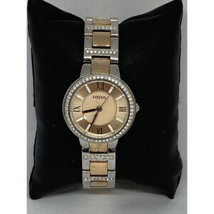 Fossil ES3405 Women's Two-Tone Stainless Steel Analog Dial Quartz Watch QB625